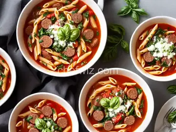 Italian Sausage and Pasta Soup