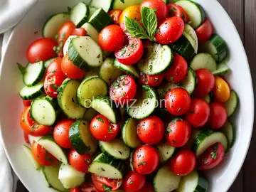 Italian Tomato Cucumber Salad