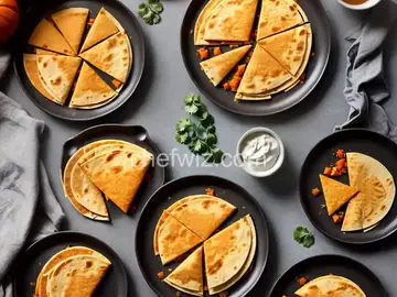 Jack 'O Lantern Quesadillas