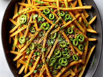 Jalapeno Fries with Roasted Garlic Ranch