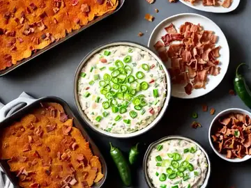 Jalapeno Popper Dip with Bacon