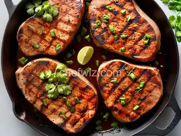 Jalapeño-Marinated Grilled Pork Chops