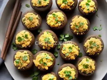 Jalape�o Popper Stuffed Mushrooms