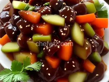 Jangajji (Korean Soy Sauce-Pickled Vegetables and Chiles)