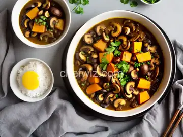 Japanese Curry With Winter Squash and Mushrooms