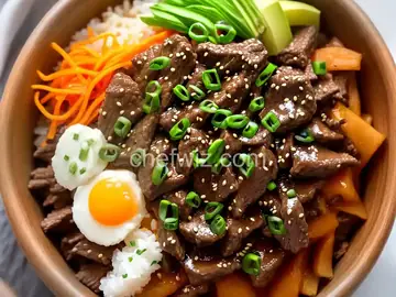 Japanese Gyudon (Beef Bowl)