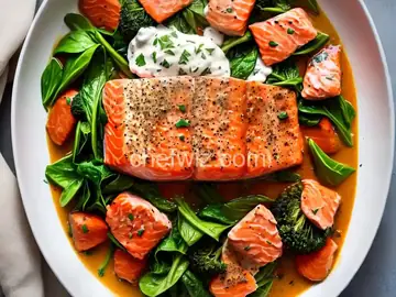 Jason's Salmon Florentine