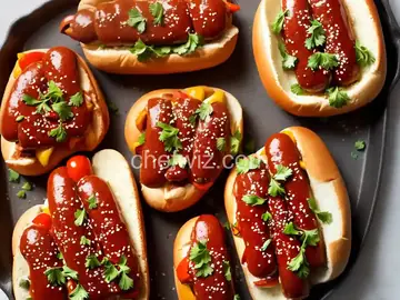 Jeff and Nessie's Caramelized Hotdog Slices