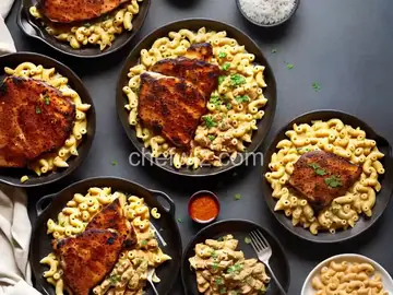 Jerk Chicken + Mac & Cheese