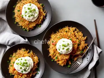 Jicama Hash Browns O'Brien