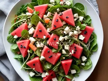 Jicama and Watermelon Salad