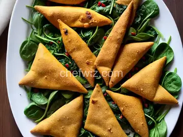 Jiddo's Fatayer Sabanegh (Spinach Triangles)