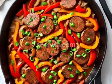 Johnsonville Italian Sausage, Onions & Peppers Skillet