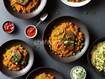 Jollof Rice with Beef