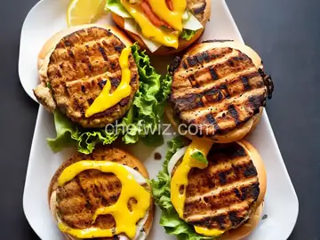 Juicy Grilled Cheeseburgers