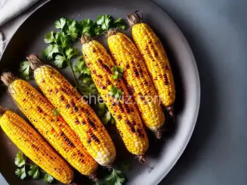 Juicy, Grilled Corn On The Cob