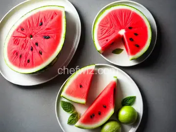 Juicy Watermelon Sorbet