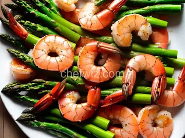 Jumbo Shrimp and Asparagus