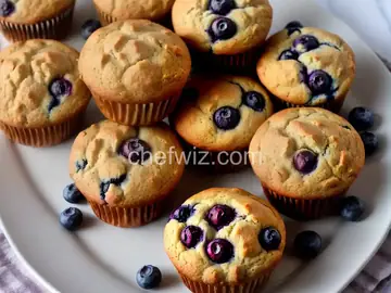 Jumbo Whole Wheat Blueberry Muffins