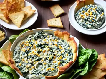 Justine's Artichoke Chicken Spinach Dip