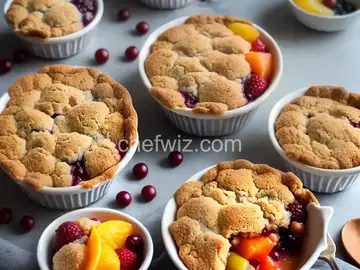 KK's Three Fruit Cobbler