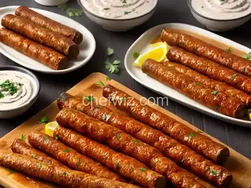 Kafta (Meat Fingers) with Tahini