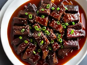 Kalbi Short Ribs in Da Kitchen Teriyaki Sauce