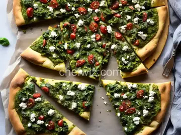Kale Pesto Pizza