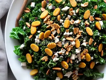 Kale Salad with Peanut Dressing