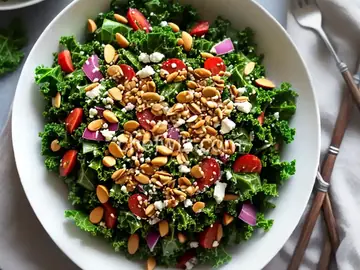 Kale Salad with Peanut Vinaigrette