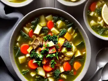 Kale and Cabbage Soup