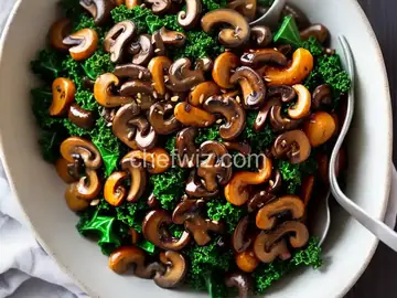 Kale and Mushroom Stir-Fry