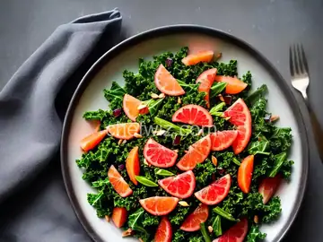 Kale and Pink Grapefruit Salad