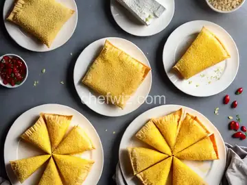 Kanafeh (Middle Eastern Cheese and Phyllo Dessert) Recipe