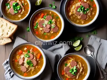 Kapustnica (Slovakian Sauerkraut & Sausage Soup)