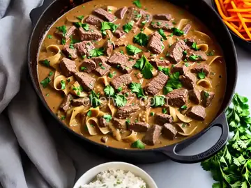 Keto Beef Stroganoff