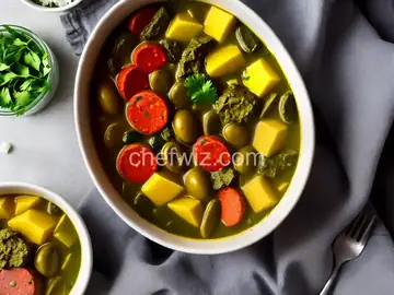 Keto Caldo Verde with Chorizo