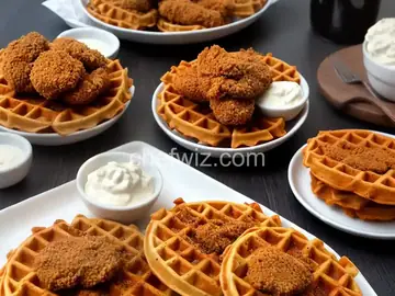 Keto Crispy Chicken & Waffles