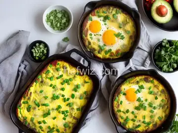 Keto Diet Avocado Egg Bake