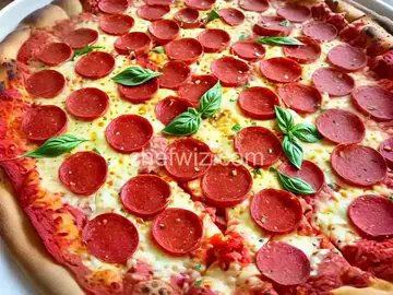 Keto Pepperoni Pizza with Fathead Crust