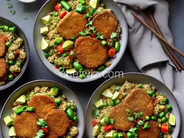 Keto Pork and Veggie Cauliflower Fried Rice