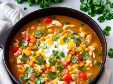 Keto White Chicken Chili