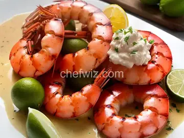 Key West Pink Shrimp and Florida Spiny Lobster Tails served with Hot Key Lime Butter