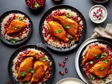Khoresht Fesenjaan (Chicken with Pomegranate Sauce)