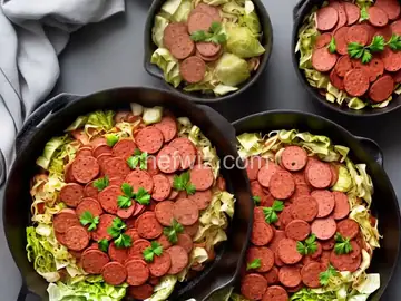 Kielbasa and Cabbage for Electric Pressure Cookers