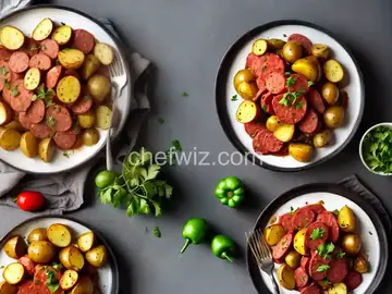 Kielbasa with Peppers and Potatoes