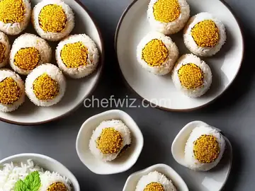 Kimchi Shiso Onigiri (Rice Balls)
