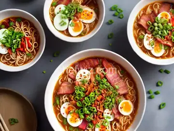 Kimchi and Bacon Ramen