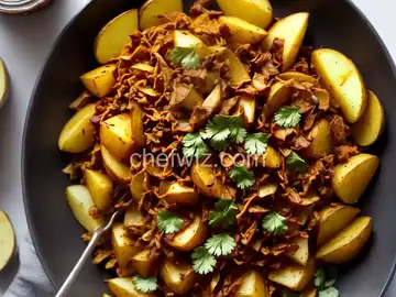 Kobi Batata Bhaji (Indian Fried Cabbage and Potato)