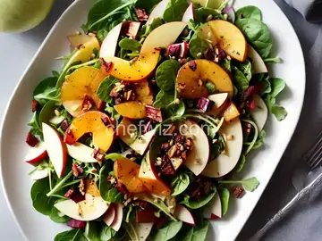 Kohlrabi and Apple Salad